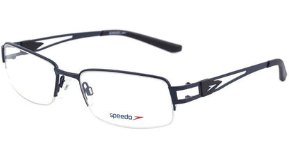 Óculos de Grau Speedo Sp 1291 06B Azul E Preto Fosco - Lente 5,4 Cm