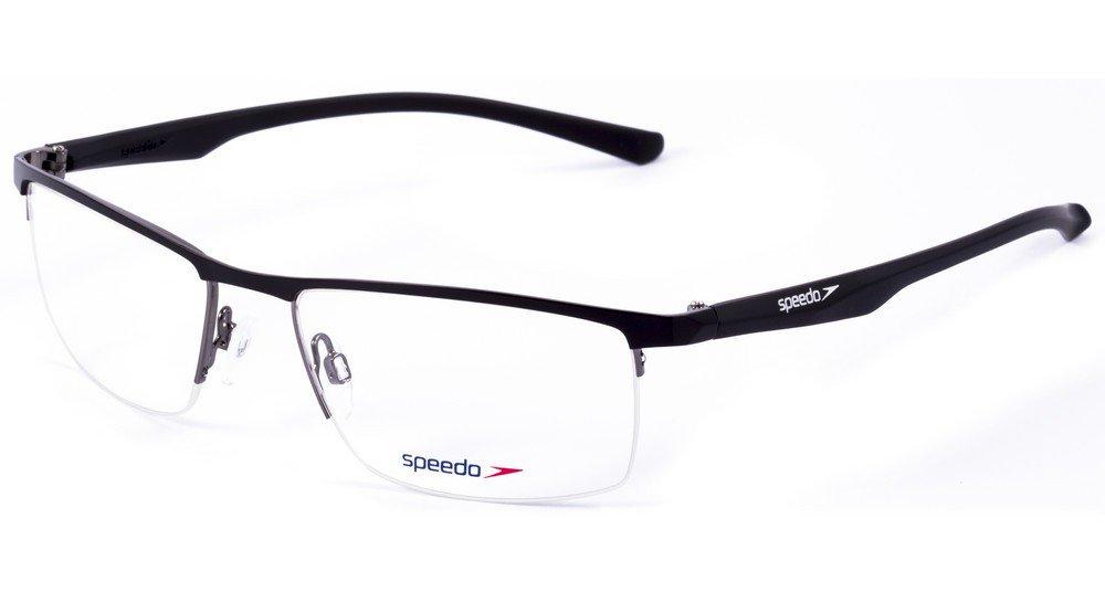 Óculos de Grau Speedo Sp 1299 02E Preto Fosco - 55 mm