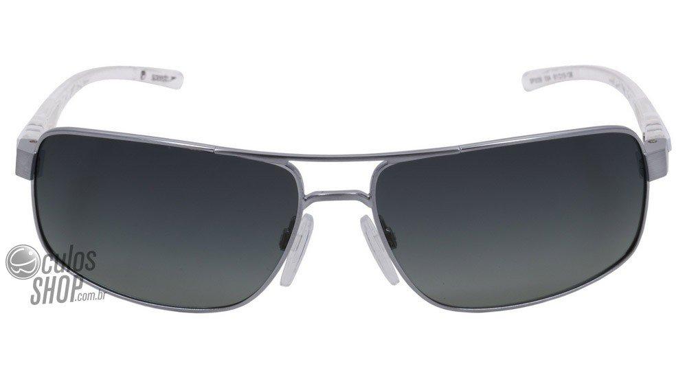 Óculos de Sol Speedo Sp 3039 03A Prata E Transparente/ Preto Degradê Polarizado - 61 mm
