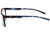 Óculos de Grau Speedo Sp 4015 A02 Preto E Azul Mesclado Fosco - Lente 5,7 Cm
