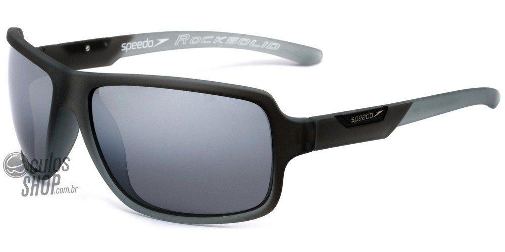 Óculos de Sol Speedo Sp 5007 B03 Preto Fosco/ Preto Espelhado Polarizado - 62 mm