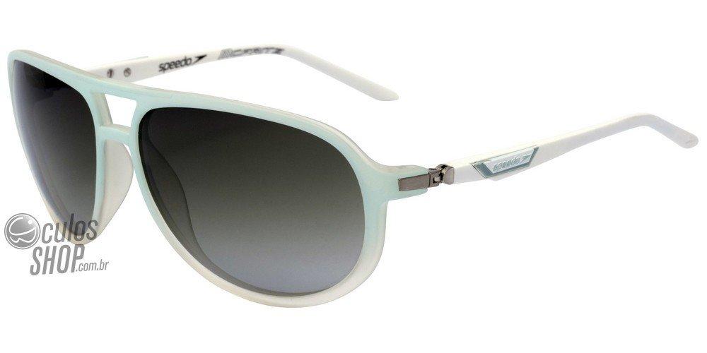 Óculos de Sol Speedo Sp 5011 H15 Verde E Branco/ Verde Degradê Polarizado - 61 mm