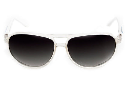 Óculos de Sol Speedo Sp 5011 T10 Transparente E Branco Brilho/ Preto Degradê Polarizado - Lente 6,1 Cm