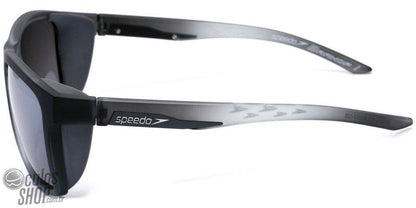Óculos de Sol Speedo Sp 5014 B03 Preto E Transparente Fosco/ Preto Espelhado Polarizado - 60 mm