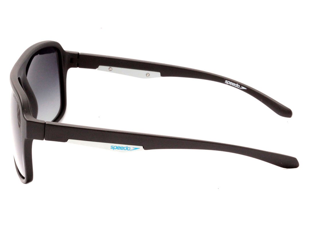 Speedo Sp 5033 A11 Preto Fosco/ Cinza Degradê Polarizado Unico