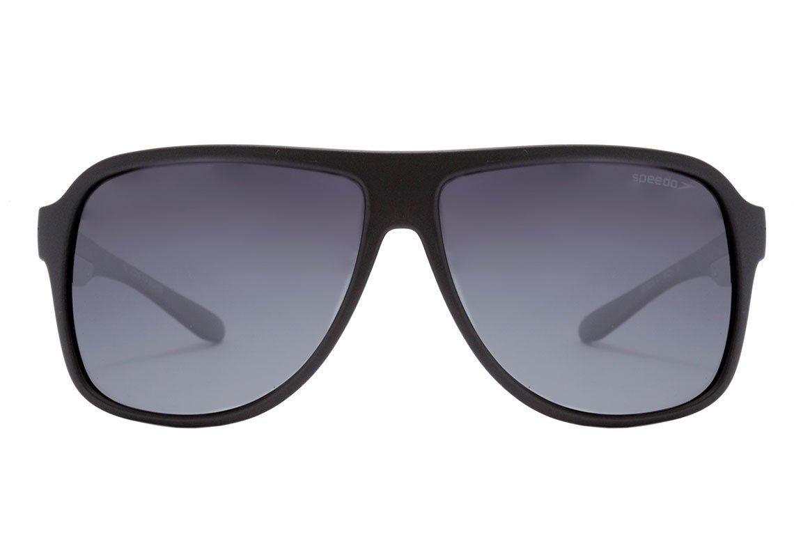 Speedo Sp 5033 A11 Preto Fosco/ Cinza Degradê Polarizado Unico