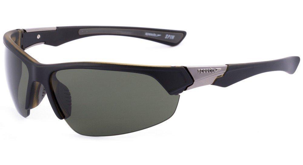 Óculos de Sol Speedo Sp 5052 A04 Preto E Verde Fosco/ Verde - 72 mm