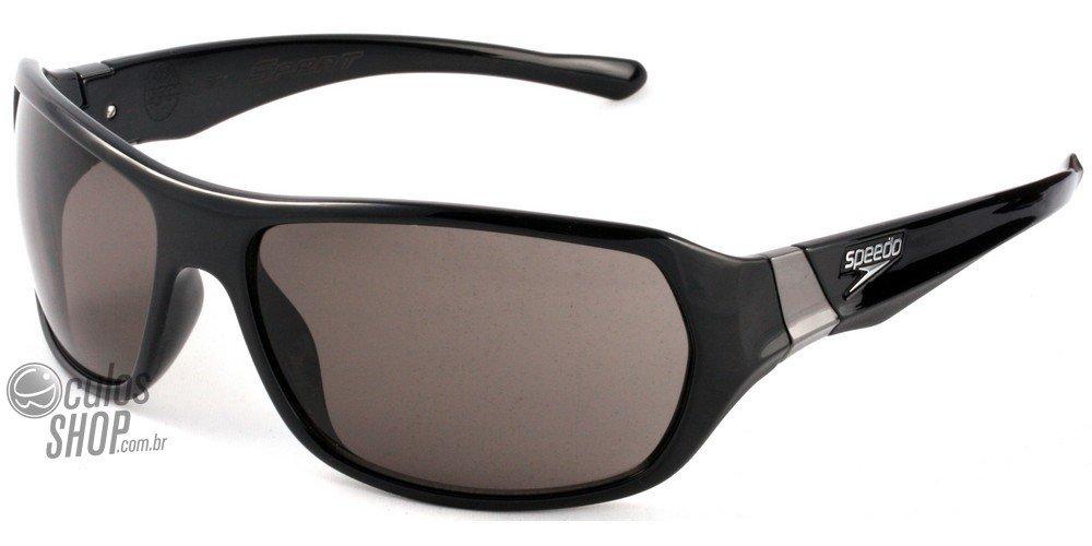 Óculos de Sol Speedo Sp 557 A01 Preto Brilho/ Preto - 63 mm