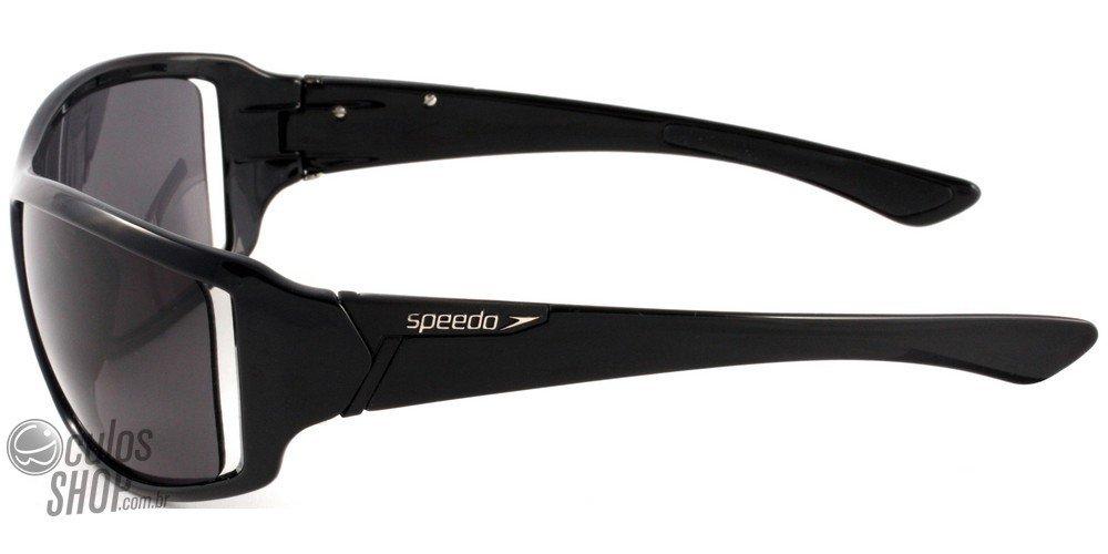 Óculos de Sol Speedo Sp 562 A02 Preto Brilho/ Preto - 63 mm
