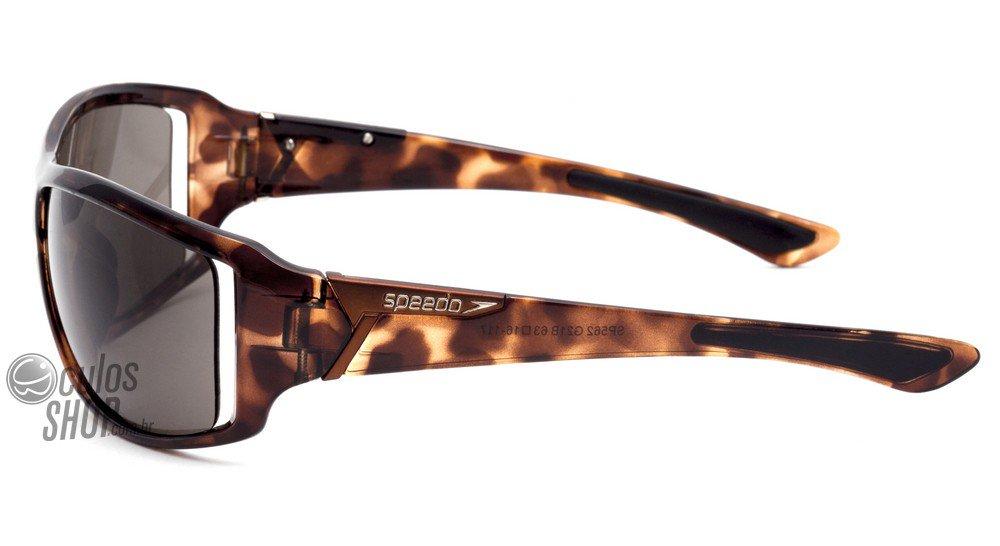 Óculos de Sol Speedo Sp 562 G21B Marrom Mesclado/ Preto - 63 mm