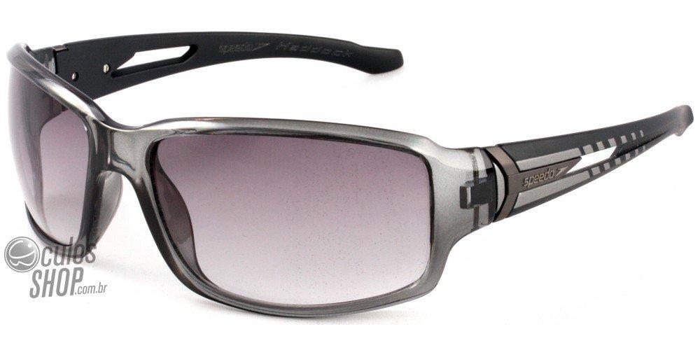 Óculos de Sol Speedo Sp 567 A05 Cinza Translúcido E Preto/ Preto Degradê - 65 mm