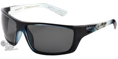 Óculos de Sol Speedo Sp 568 D02 Azul Translúcido E Branco/ Preto - 63 mm