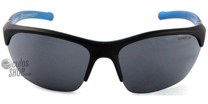 Óculos de Sol Speedo Sp 569 B01 Preto E Azul Fosco/ Preto - 69 mm