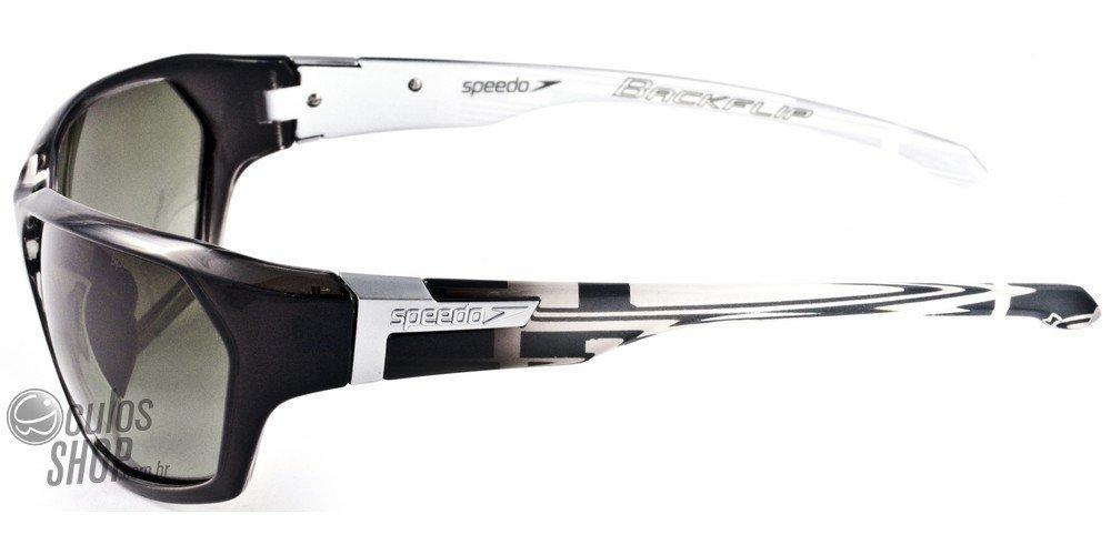 Óculos de Sol Speedo Sp 571 B02 Cinza Translúcido/ Verde - 62 mm