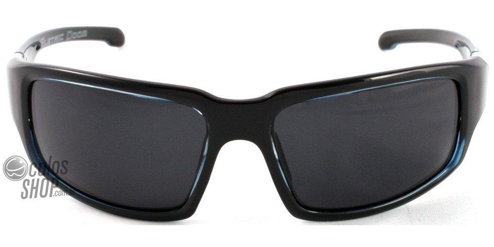 Óculos de Sol Speedo Sp 572 D02 Preto E Azul Brilho/ Preto - 61 mm