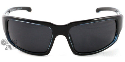 Óculos de Sol Speedo Sp 572 D02 Preto E Azul Brilho/ Preto - 61 mm