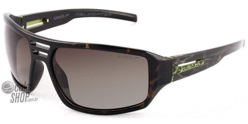 Óculos de Sol Speedo Sp 574 D01 Marrom E Verde/ Marrom Degradê - 63 mm