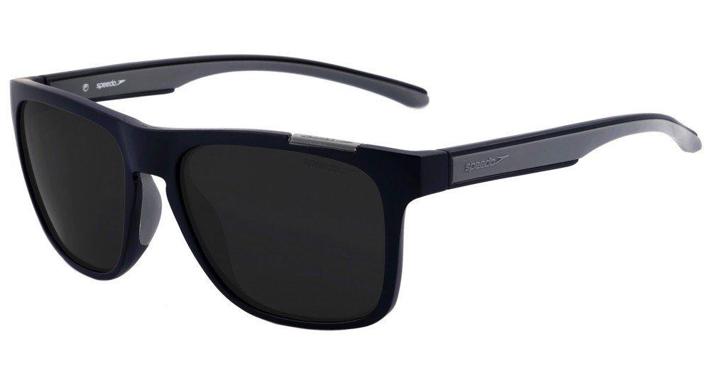 Óculos de Sol Speedo Surf D06 Azul E Cinza Fosco/ Preto - 57 mm