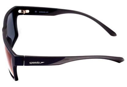 Óculos de Sol Speedo Undercut H04 Cinza E Vermelho Translúcido Fosco/ Cinza Polarizado 56 mm