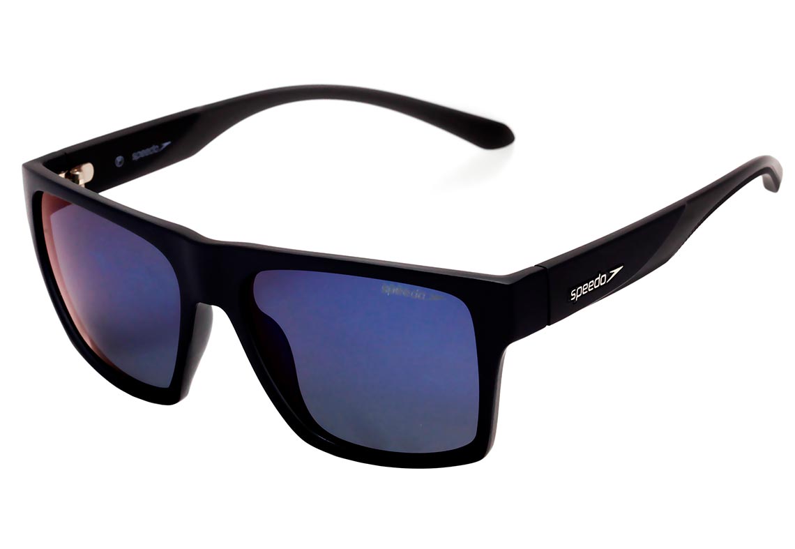 Óculos de Sol Speedo Undercut H04 Cinza E Vermelho Translúcido Fosco/ Cinza Polarizado 56 mm