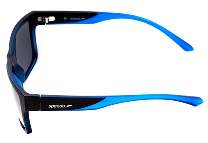 Óculos de Sol Speedo Undercut 2 H03 Azul E Cinza Translúcido Fosco/ Preto Polarizado 59 mm