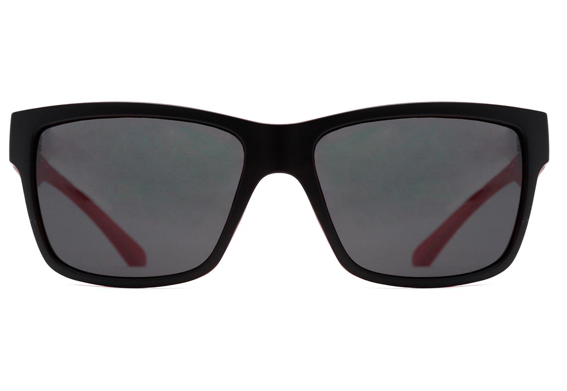 Óculos de Sol Speedo Undercut 2 H02 Preto E Vermelho Translúcido Fosco/ Cinza Polarizado 59 mm