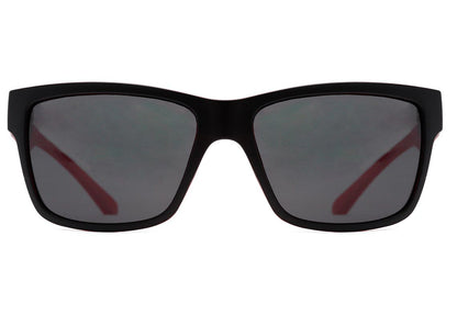 Óculos de Sol Speedo Undercut 2 H02 Preto E Vermelho Translúcido Fosco/ Cinza Polarizado 59 mm